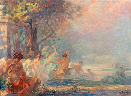 Flûtiste et danseuses by Gabriel Griffon - Auction record, sale price, and art valuation. Compare with similar artists and explore comparable artworks.