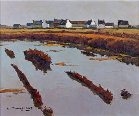 Marais de Bretagne by Emile Mangenot - Auction record, sale price, and art valuation. Compare with similar artists and explore comparable artworks.