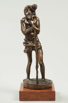 Sample artwork by Miklos Melocco (Born 1935), known for sculpture - View similar artists and auction records