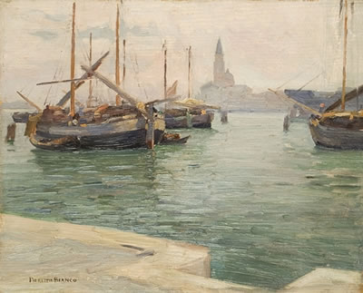 Venezia, barche in laguna