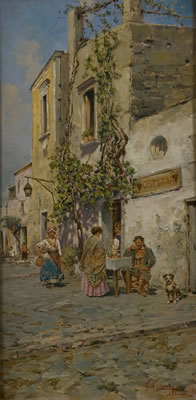 LIFE IN MAIORI by Gaetano Capone - Auction record, sale price, and art valuation. Compare with similar artists and explore comparable artworks.