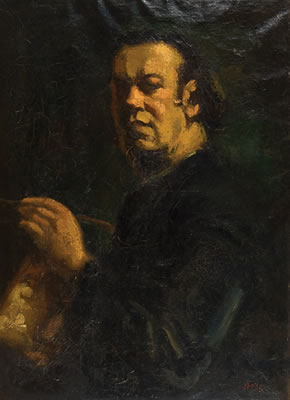 Portrait of Manuel Ortiz de Zarate: Self-portrait