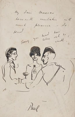 Portrait of Paul Nash: Self-portrait