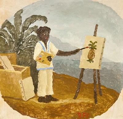Portrait of Ramiro Fernández Saus: Self-portrait