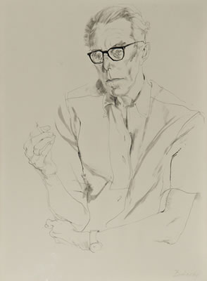 Sample artwork by Don Bachardy (Born 1934), known for portrait, figure-male nude - View similar artists and auction records