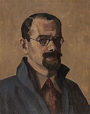 Portrait of Iain Macnab of Barachastlain: Self-portrait