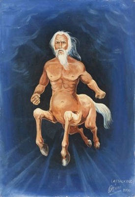 Sample artwork by David Ochieng (20th century), known for painting - View similar artists and auction records