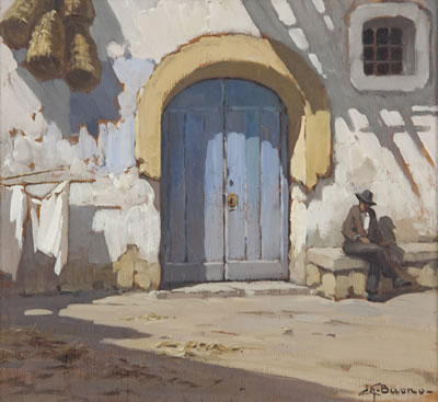Fuori al portone