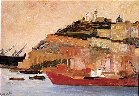 Il porto by Carlo Quaglia - Auction record, sale price, and art valuation. Compare with similar artists and explore comparable artworks.