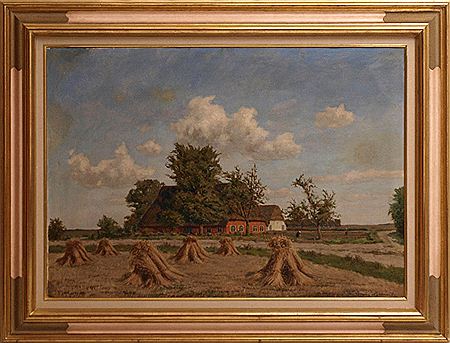 Sommerliche, norddeutsche Landschaft.