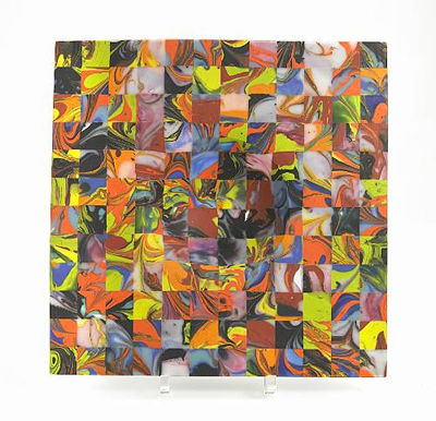 Mosaic plate, circa 1989