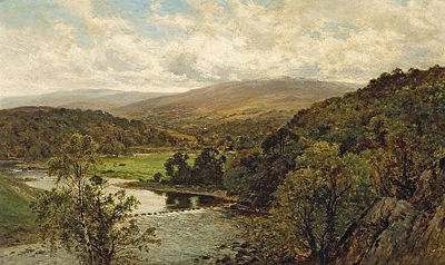 Sample artwork by Alfred Augustus Glendening Sr (c.1840 - 1910), known for landscape painting - View similar artists and auction records
