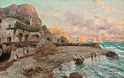 A VIEW OF THE COAST OF CAPRI