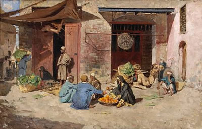 The orange seller by Uberto Dell'orto - Auction record, sale price, and art valuation. Compare with similar artists and explore comparable artworks.
