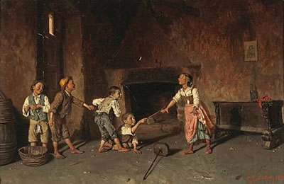 Blind man's bluff by Giuseppe Costantini - Auction record, sale price, and art valuation. Compare with similar artists and explore comparable artworks.