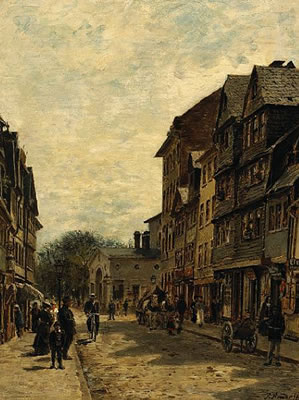 Sample artwork by Paul Andorff (1849 - 1920), known for structures and figures in landscape painting, portrait - View similar artists and auction records
