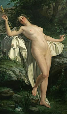 Diana at her bath by Alexandre Jacques Chantron - Auction record, sale price, and art valuation. Compare with similar artists and explore comparable artworks.