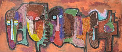 Faces by Jimoh Buraimoh - Auction record, sale price, and art valuation. Compare with similar artists and explore comparable artworks.