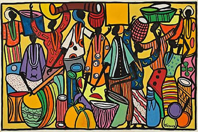 Market scene