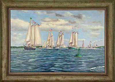 Penobscot Schooners Underway
