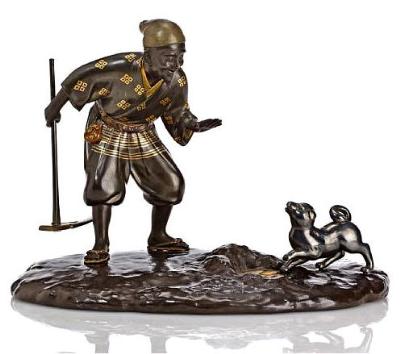 Model of Hanasaka Jiisan by Katsura Mitsuharu - Auction record, sale price, and art valuation. Compare with similar artists and explore comparable artworks.
