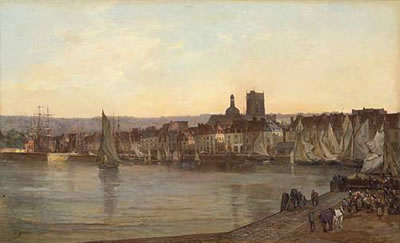 A view of La Rochelle harbor