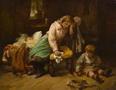 The young mother