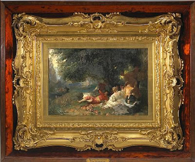 Sample artwork by Walter Petersen (1862 - 1950), known for portrait painting - View similar artists and auction records