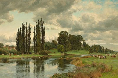 A summer view of Bredon on the Avon