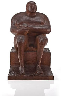 Sample artwork by Leonard Baskin (1922 - 2000), known for sculpture, painting, illustration, writing, printmaking - View similar artists and auction records