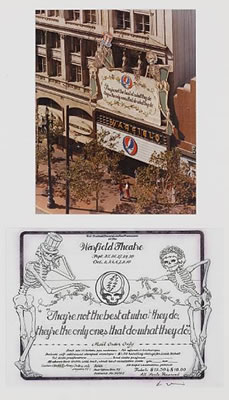 Grateful Dead at the Warfield Theatre, 25th September-10th October, 1980