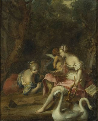 Apollo and the nine Muses (a group of four)