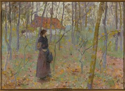 Lady in Wooded Landscape, 1892