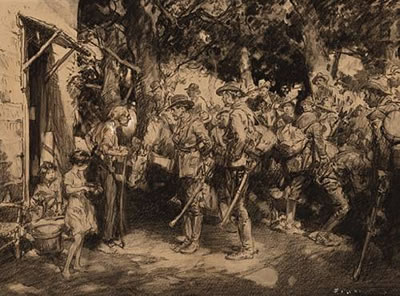 Sample artwork by Frederic Gruger (1871 - 1953), known for genre, illustrator, portrait - View similar artists and auction records