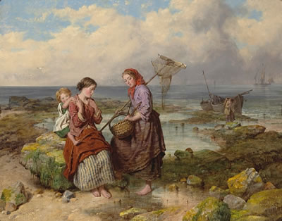 The young shrimpers by Isaac Henzell - Auction record, sale price, and art valuation. Compare with similar artists and explore comparable artworks.