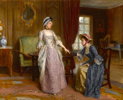 The engagement by Charles Haigh Wood - Auction record, sale price, and art valuation. Compare with similar artists and explore comparable artworks.