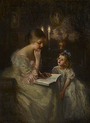 A story read by candlelight