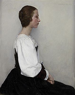 Portrait of a young lady