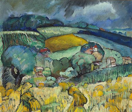 On Dardzinski's Hill by Charles William Ward - Auction record, sale price, and art valuation. Compare with similar artists and explore comparable artworks.