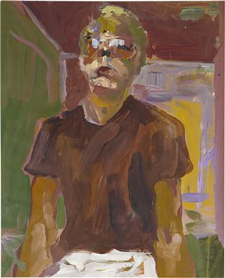 Portrait of John Currin: Self-portrait