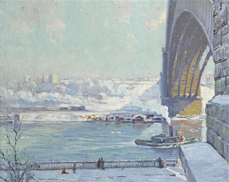 Washington Bridge, Winter