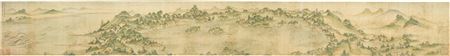 View of West Lake in the Style of Zhao Qianli