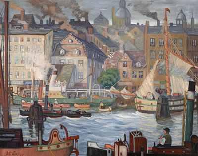 Sample artwork by John Ellsworth Weis (1892 - 1962), known for portrait, landscape, still life painting - View similar artists and auction records