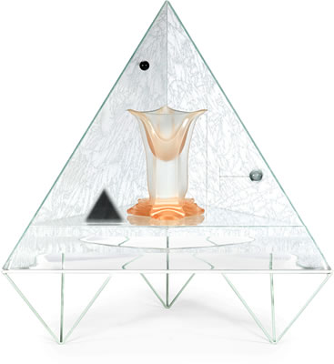 Two part Glass Sculpture, 1984