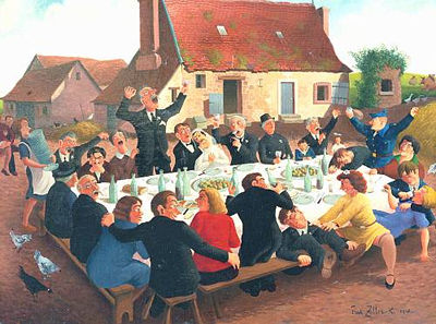 The Noisy Wedding by Fred Zeller - Auction record, sale price, and art valuation. Compare with similar artists and explore comparable artworks.