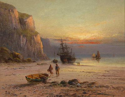 "The Sunset Hour" by Frank Hider - Auction record, sale price, and art valuation. Compare with similar artists and explore comparable artworks.