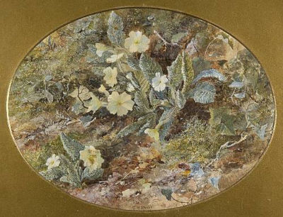Sample artwork by Grace H Hastie (1839 - 1926), known for watercolor florals and landscape painting - View similar artists and auction records