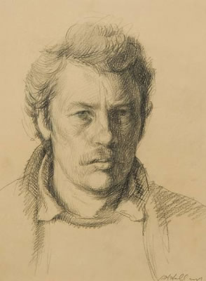 Portrait of Harry Holland: Self-portrait