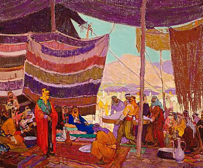 Hajj camp, en route to the Masjid al-Haram