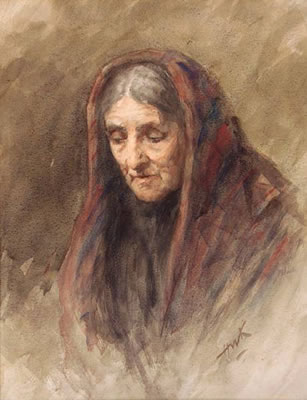 Granny by Henry Wright Kerr - Auction record, sale price, and art valuation. Compare with similar artists and explore comparable artworks.